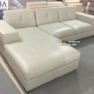 Hình ảnh Sofa giá rẻ cho phòng khách đẹp nhà phố, nhà chung cư thiết kế hình chữ L