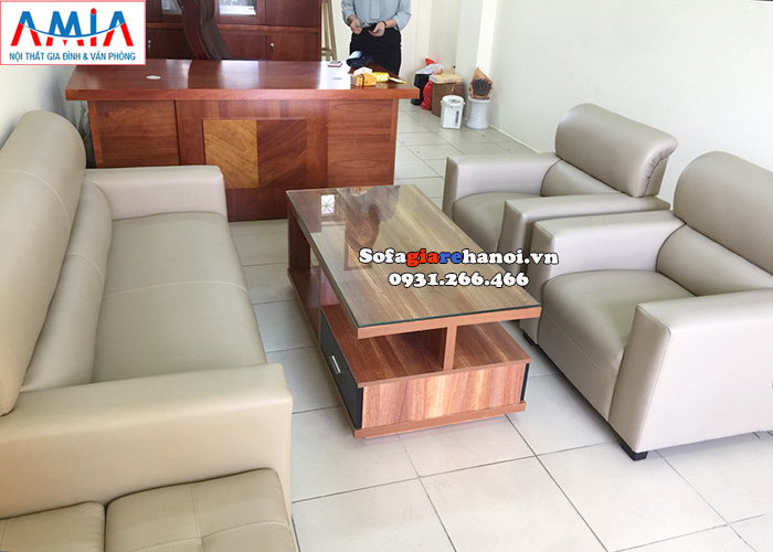 Hình ảnh Bộ bàn ghế sofa giá rẻ văn phòng làm việc hiện đại và sang trọng