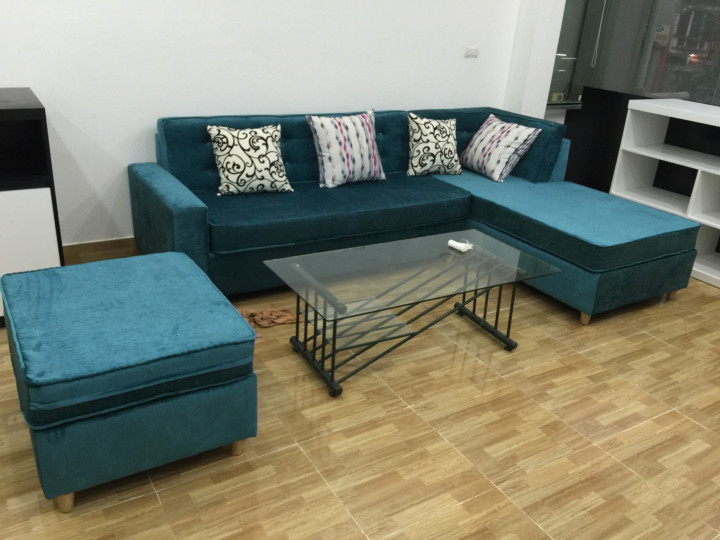 Hình ảnh cho mẫu sofa nhỏ cho phòng khách nhỏ với thiết kế dạng góc chữ L