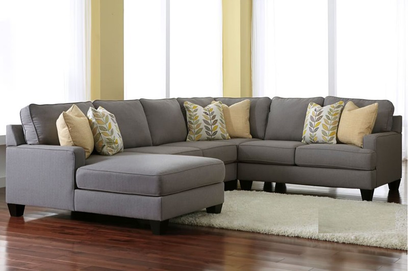 Hình ảnh cho mẫu sofa góc nỉ đẹp giá rẻ cho không gian phòng khách gia đình