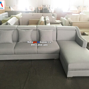 Hình ảnh Ghế sofa góc vải nỉ đẹp hiện đại tại Tổng kho nội thất AmiA