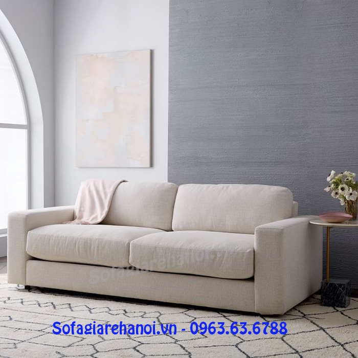 Hình ảnh ghế sofa mini đẹp hiện đại với chất liệu nỉ c