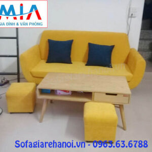 Hình ảnh mẫu ghế sofa nhỏ gọn, sofa mini đẹp hiện đại với thiết kế dạng ghế sofa văng đẹp