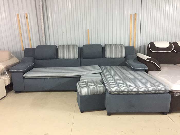 Hình ảnh mẫu sofa nỉ góc chữ L đẹp hiện đại và sa