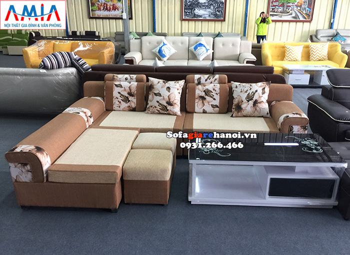 Hình ảnh Ghế sofa nỉ đẹp giá rẻ Hà Nội cho phòng khách hiện đại