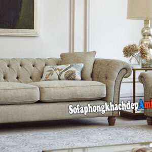 Hình ảnh Sofa nỉ đẹp giá rẻ phòng khách thiết kế hiện đại, sang trọng và thời thượng