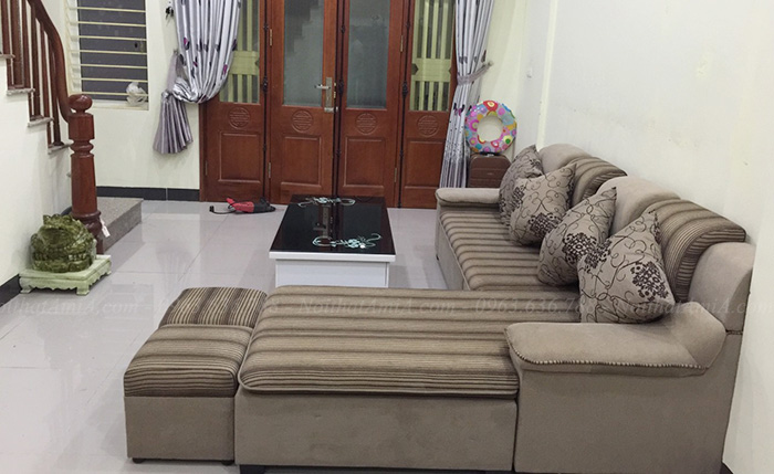 Hình ảnh Ghế sofa nỉ đẹp cho phòng khách đẹp