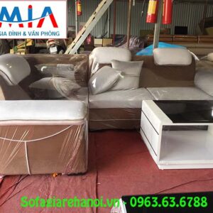 Hình ảnh mẫu ghế sofa góc nỉ đẹp hiện đại và sang trọng