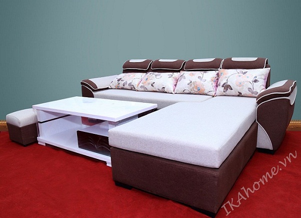 Hình ảnh cho mẫu sofa giá rẻ Hà Nội được trưng bày tại showroom Nội thất Asami