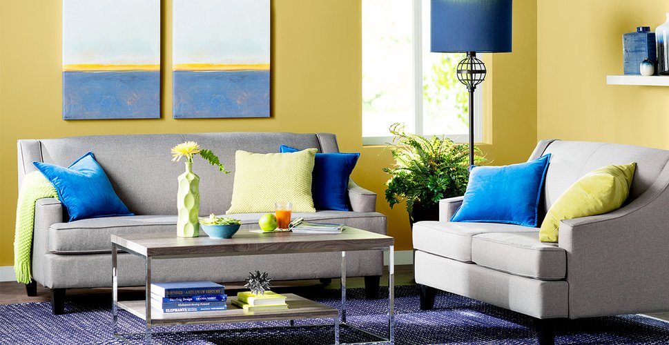 Hình ảnh cho mẫu ghế sofa nhỏ với thiết kế hiện đại cho phòng khách chung cư