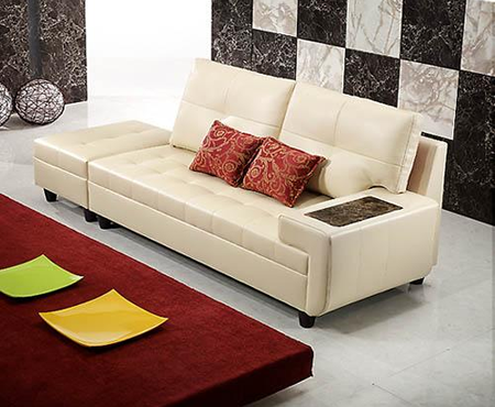 Hình ảnh cho mẫu sofa phòng khách nhỏ với dạng văng mini hiện đại