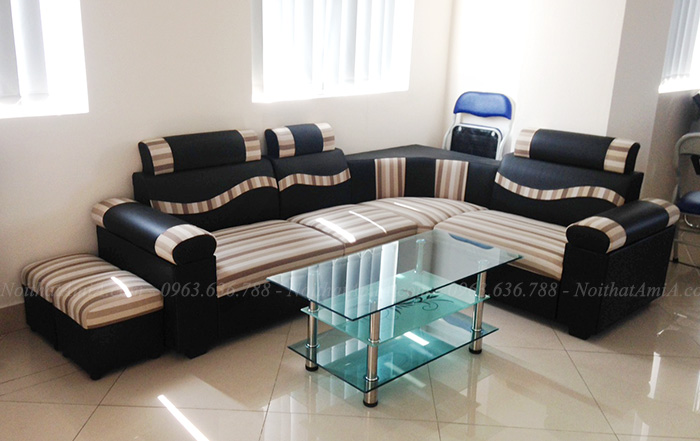 Hình ảnh Mẫu sofa rẻ đẹp Hà Nội bài trí trong nhà khách hàng