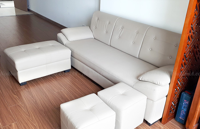 Hình ảnh Sofa văng da đẹp hiện đại và sang trọng cho căn phòng đẹp