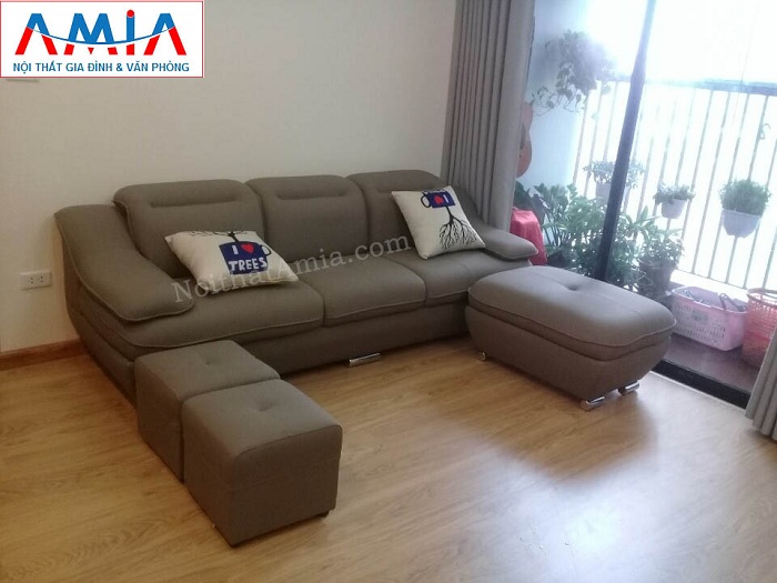 Hình ảnh cho mẫu ghế sofa văng đẹp được bài trí trong phòng khách nhà khách hàng