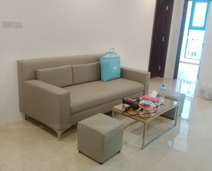 Hình ảnh Mẫu ghế sofa văng đẹp hiện đại cho phòng khách chung cư