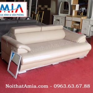 Hình ảnh cho mẫu sofa văng da màu trắng cao cấp tại Nội thất AmiA