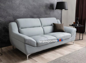 Hình ảnh Sofa văng da phòng khách đẹp hiện đại thiết kế 2 chỗ kích thước nhỏ xinh