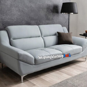 Hình ảnh Sofa văng da phòng khách đẹp hiện đại thiết kế 2 chỗ kích thước nhỏ xinh