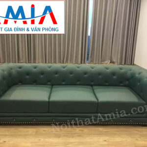 Hình ảnh cho mẫu ghế sofa văng da 3 chỗ hiện đại phù hợp với các không gian căn phòng đẹp