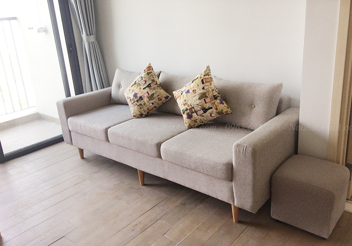 Hình ảnh Sofa văng đẹp cho nhà chung cư thật hiện đại và sang trọng, gọn gàng và nhỏ xinh