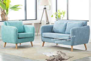 Hình ảnh Sofa văng nhỏ mini đẹp hiện đại với gam màu tươi mới, mới lạ