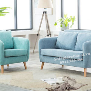 Hình ảnh Sofa văng nhỏ mini đẹp hiện đại với gam màu tươi mới, mới lạ