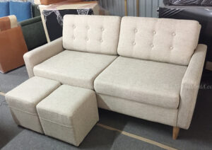 Hình ảnh Sofa văng nỉ đẹp xinh kích thước nhỏ cho nhà nhỏ