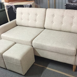 Hình ảnh Sofa văng nỉ đẹp xinh kích thước nhỏ cho nhà nhỏ