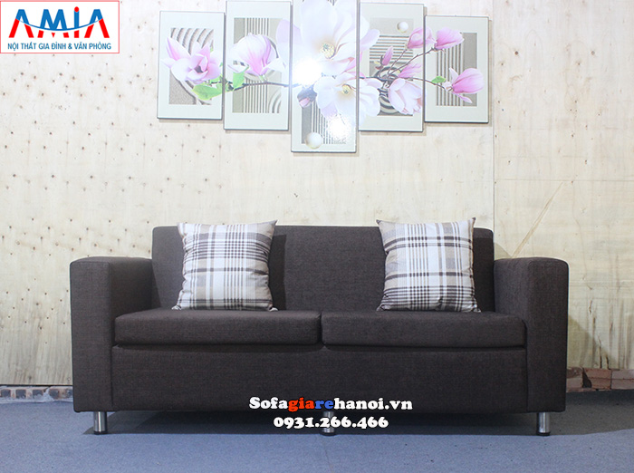 Hình ảnh Ghế sofa văng nỉ giá rẻ Hà Nội thiết kế 2 chỗ đơn giản mà đẹp