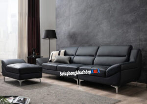 Hình ảnh Sofa văng phòng khách đẹp rẻ bài trí sát tường tiết kiệm diện tích căn phòng