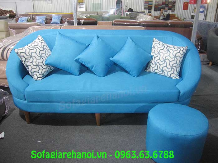 Hình ảnh bộ ghế sofa văng nỉ 1m8 AmiA SFN135 là sự lựa chọn hoàn hảo cho phòng khách nhỏ